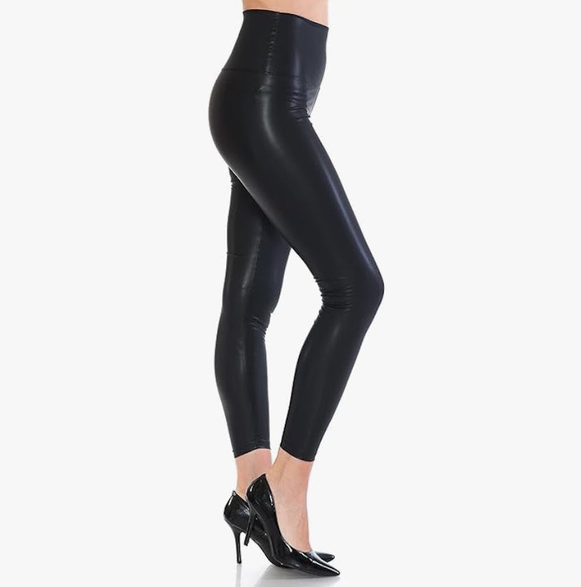 Leggings Depot High Waist Faux Leather Leggings