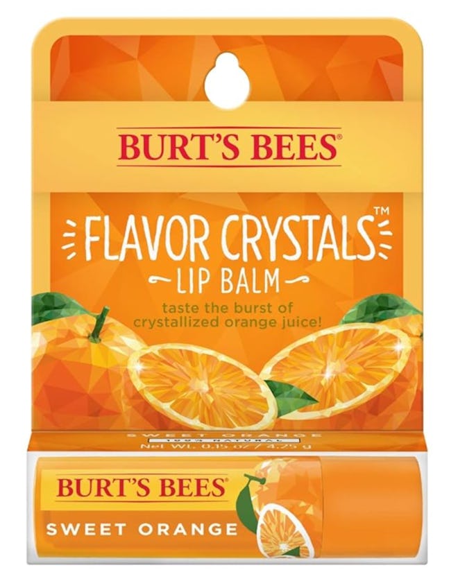 Burt's Bees Flavor Crystals Lip Balm in Sweet Orange