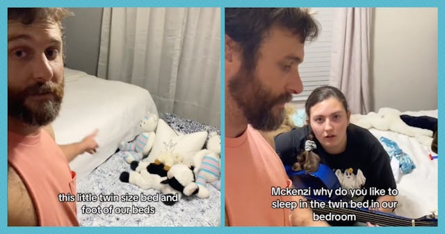 A dad and his tween daughter explained why co-sleeping in the same room still works best for their f...