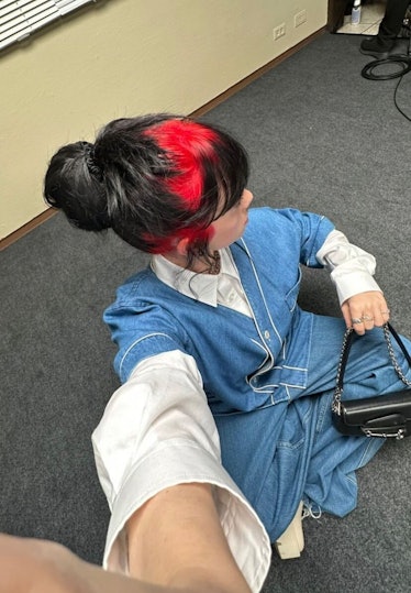 Billie Eilish shows off her new hair in a photo posted to Instagram.