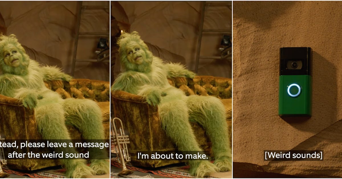 Let The Grinch Answer Your Door bell This Holiday Season let-the-grinch-answer-your-door-bell-this-holiday-season