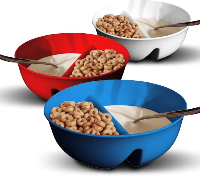 Just Solutions Anti-Soggy Cereal Bowl (3-Pack)