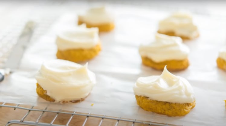 You can make these pumpkin cookies for your Thanksgiving dinner. 