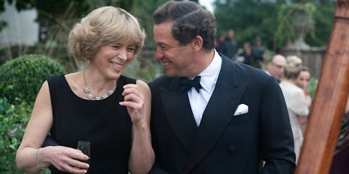 Dominic West and Olivia Williams in 'The Crown' Season 6.