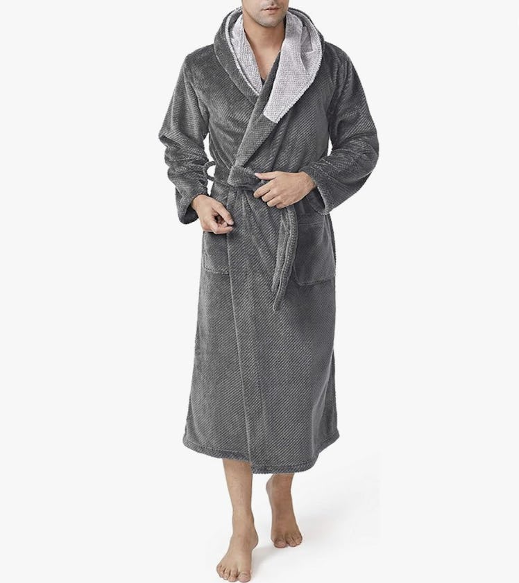 DAVID ARCHY Fleece Plush Robe