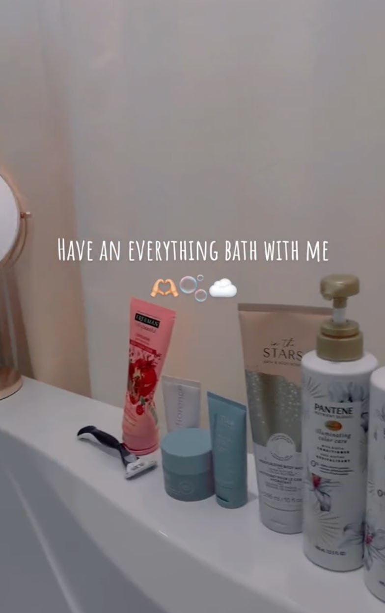 The everything bath is the more relaxing alternative to the everything shower, according to TikTok.