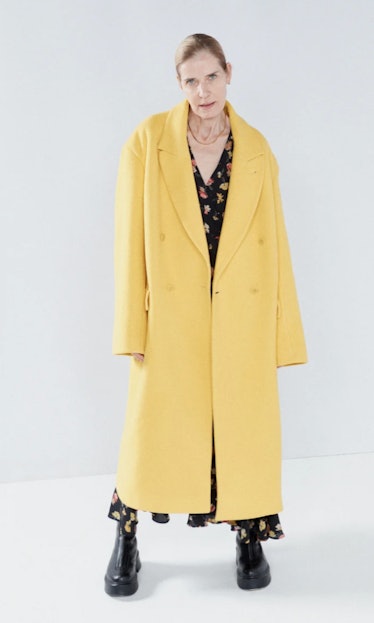 Raey Exaggerated Shoulder Overcoat 