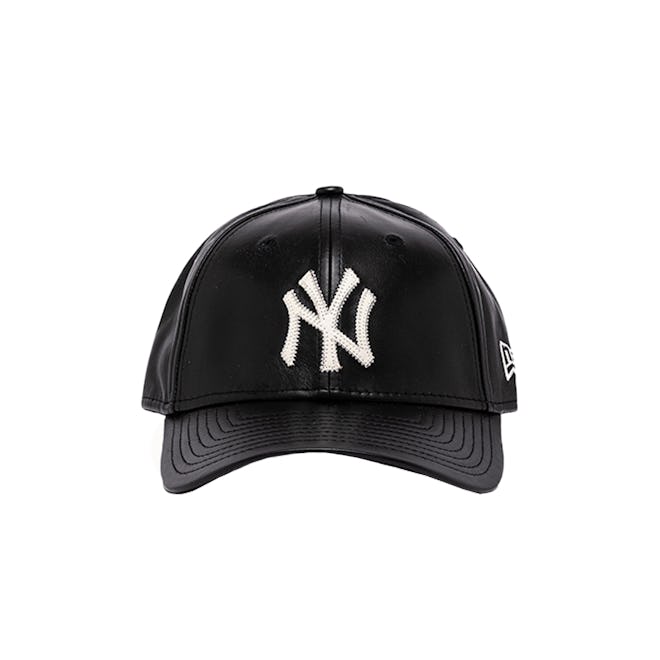 Leather New York Yankees Baseball Cap