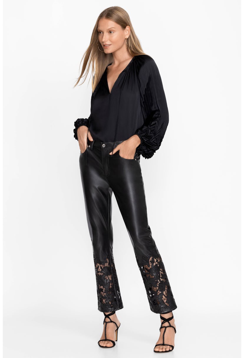 Portia Vegan Leather Pant