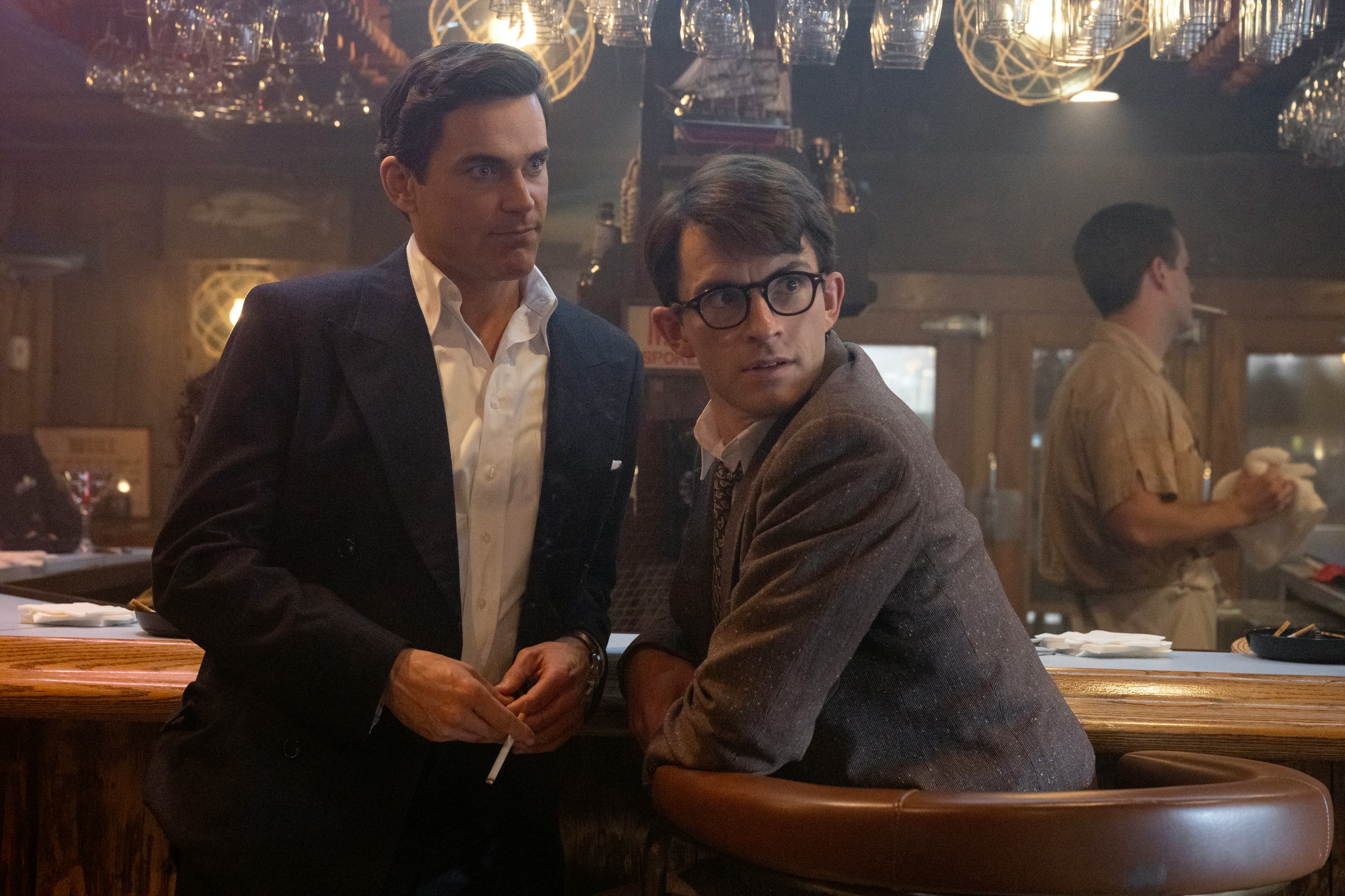 Matt Bomer and Jonathan Bailey on &lsquo;Fellow Travelers.&rsquo; Photo via Showtime