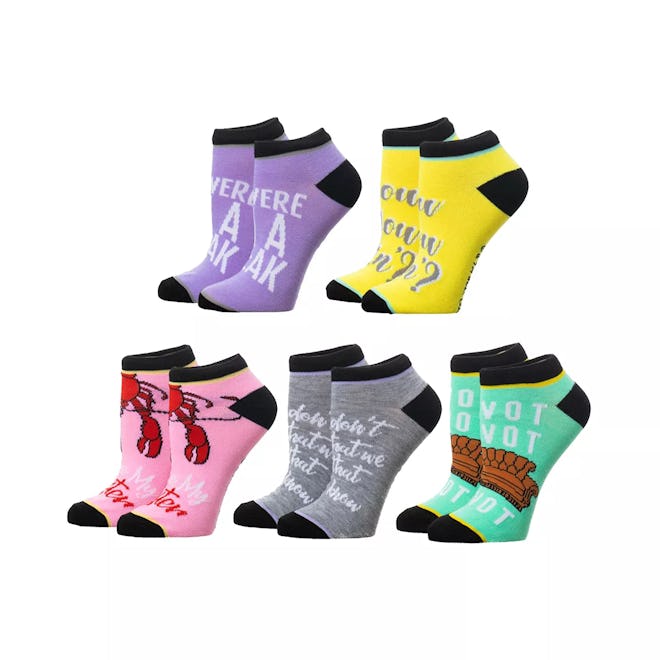 Friends TV Show 5-Pack Ankle Socks