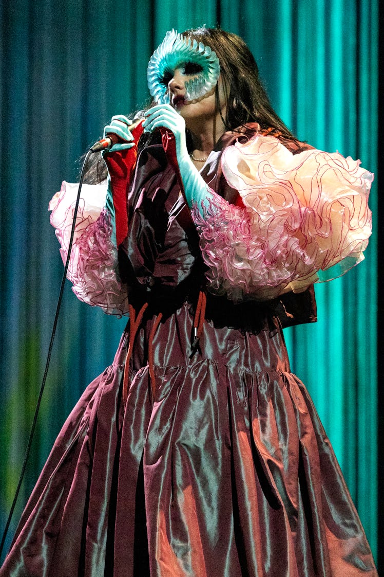 Bjork in a dress. 