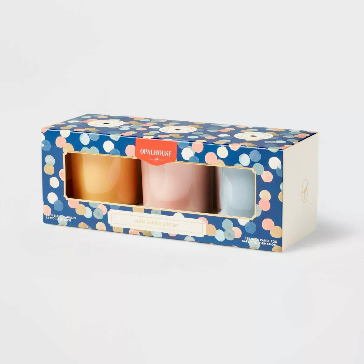 Amp Giftset Pink with Polka Dots Candle Pink