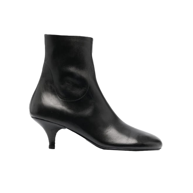 Marsèll Smooth Grain Round-toe Leather Boots