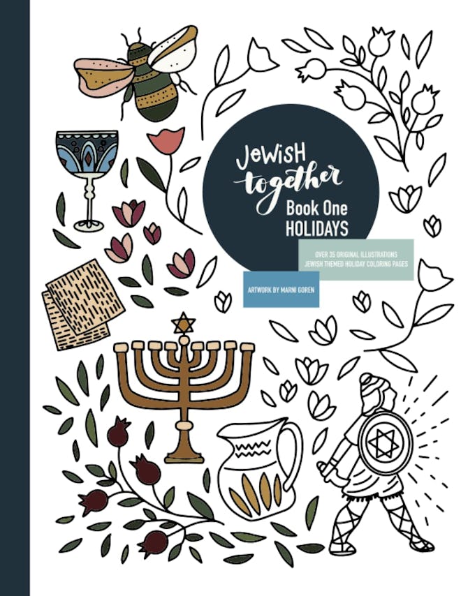 Jewish Together Jewish Holidays Coloring Book