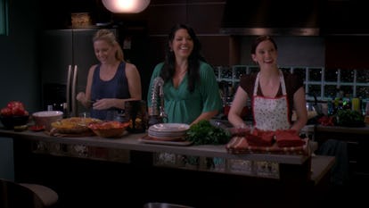 Arizona, Callie, and Lexie on 'Grey's Anatomy.' Screenshot via Netflix