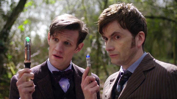 The 10th and 11th Doctors in 'The Day of the Doctor.'