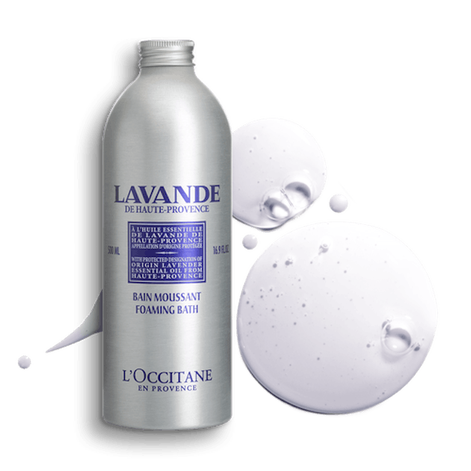 L'Occitane Lavender Foaming Bath, one of the best Christmas gifts for wife 2023