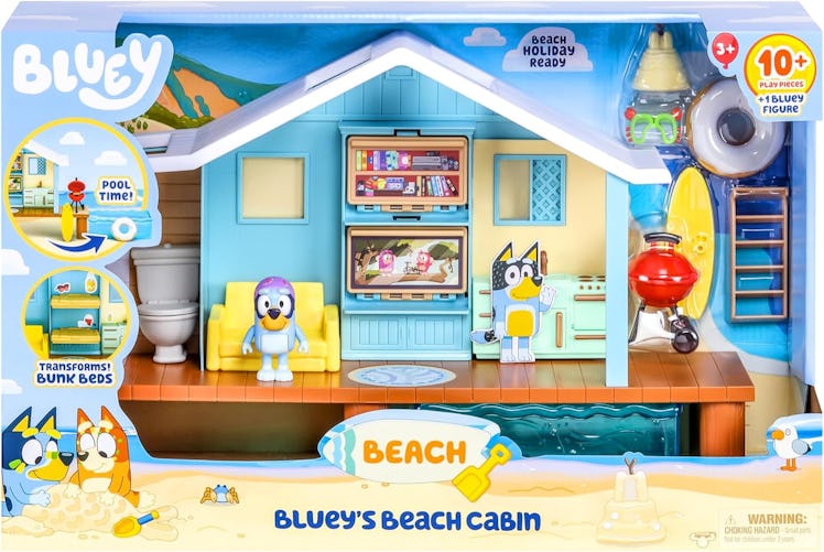 Bluey Beach Cabin Playset