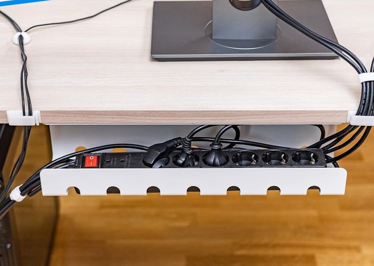 HOMEPROTEK Under Desk Cable Management Tray