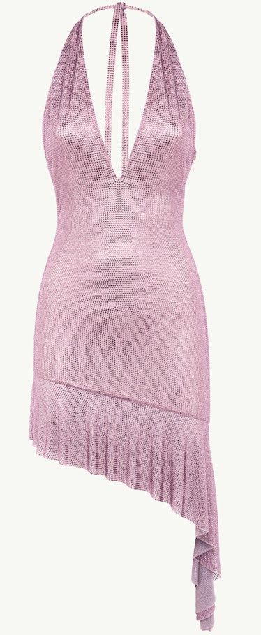 pink sparkly mini dress 