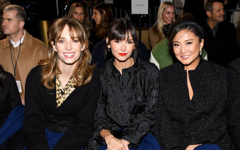 Maya Hawke, Nina Dobrev, and Ashley Park