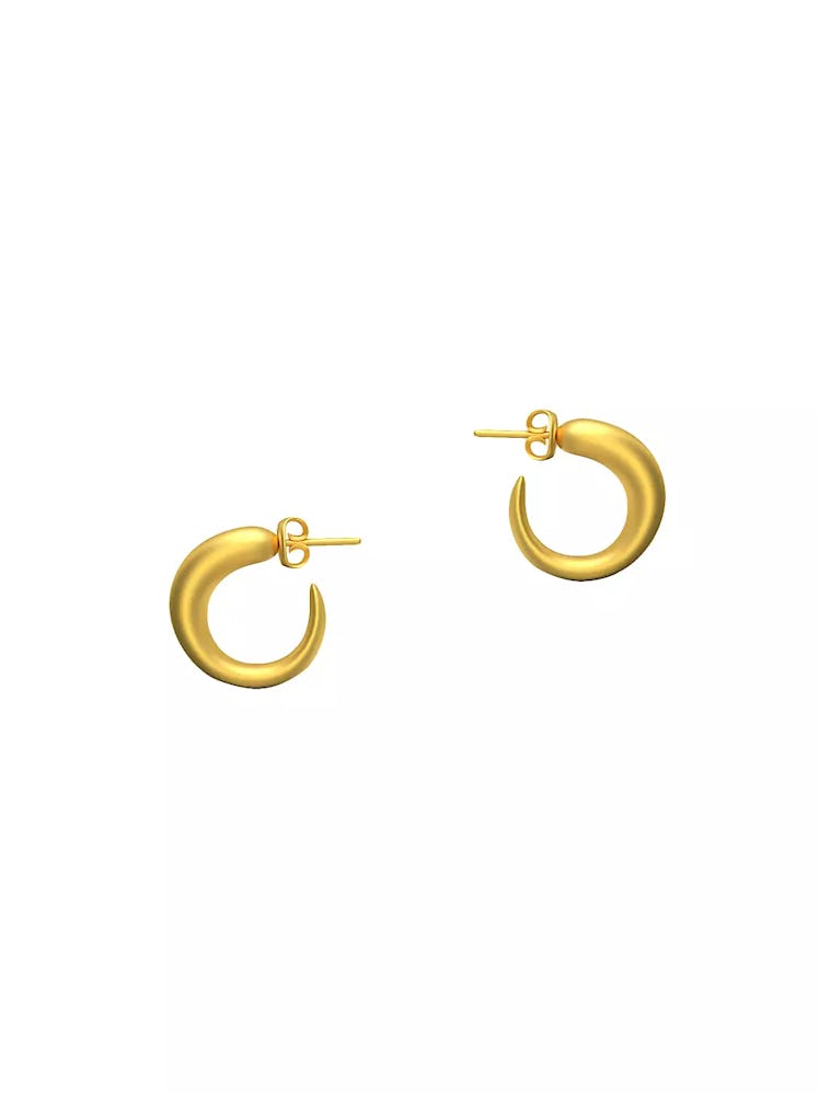 Khartoum Tiny 18K Gold Vermeil Hoop Earrings