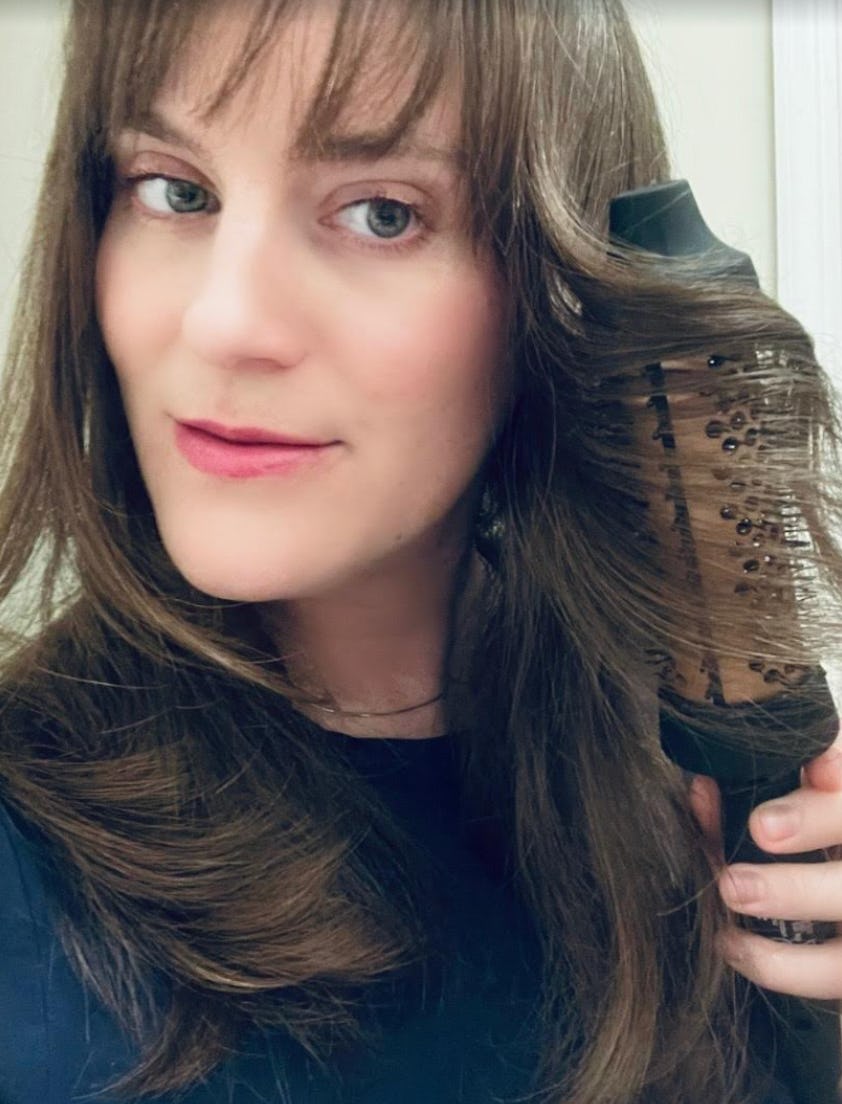 amika blowout babe thermal ionic hairbrush review