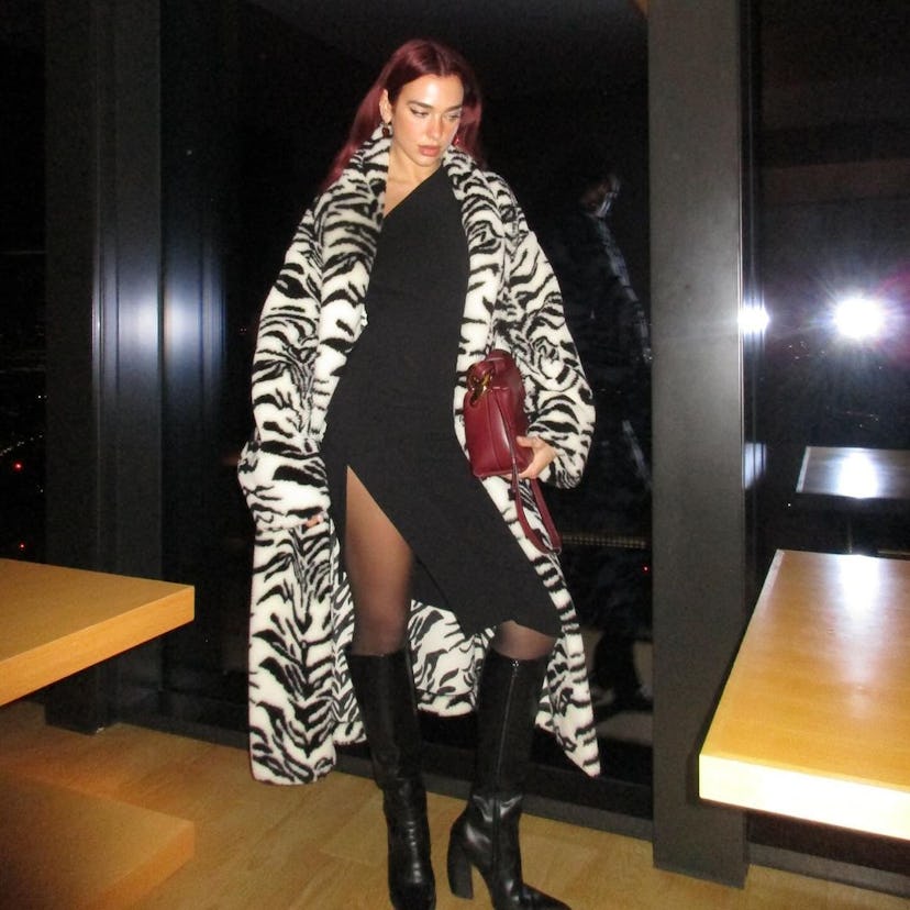 Dua Lipa in a photo posted to Instagram on November 22, 2023.