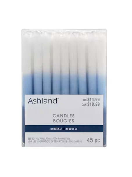 Michaels 4.5" Blue & White Ombre Hanukkah Taper Candles by Ashland®