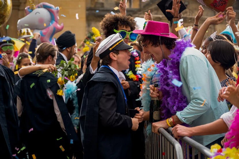 Jacob Elordi and Barry Keoghan in Saltburn