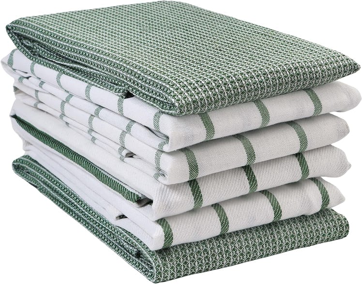 LANE LINEN Kitchen Towels Set - Pack of 6 