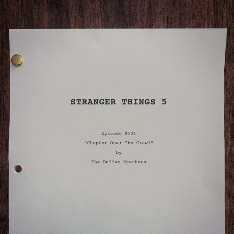 'Stranger Things' Season 5, Episode 1 is titled "The Crawl."