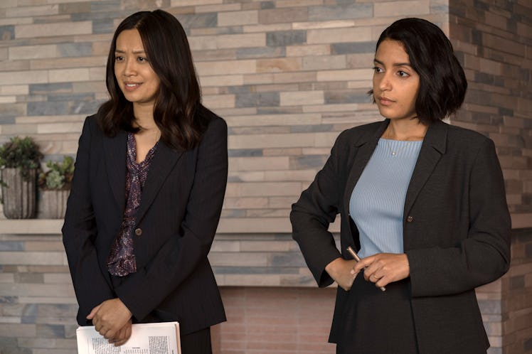 Cynthy Wu and Coral Peña as Kelly and Aleida in For All Mankind Season 4. Both characters are in the...