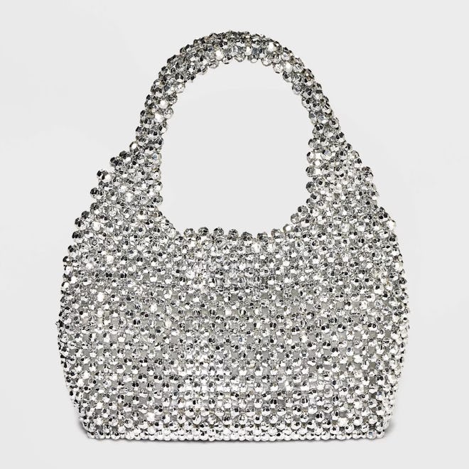 Beaded Mini Party Tote Handbag 