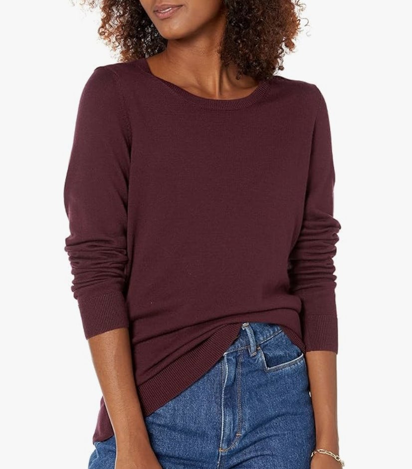 Amazon Essentials Lightweight Crew-Neck Sweater