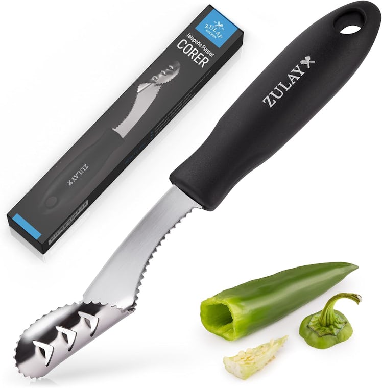 Zulay 2-in-1 Jalapeno Corer Tool