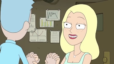 One of the few times we’ve seen Diane in Rick and Morty.