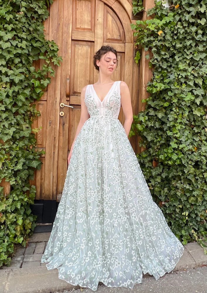 Spring Camellia Dream Gown