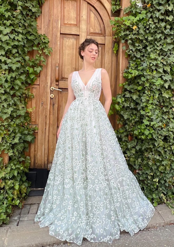Spring Camellia Dream Gown
