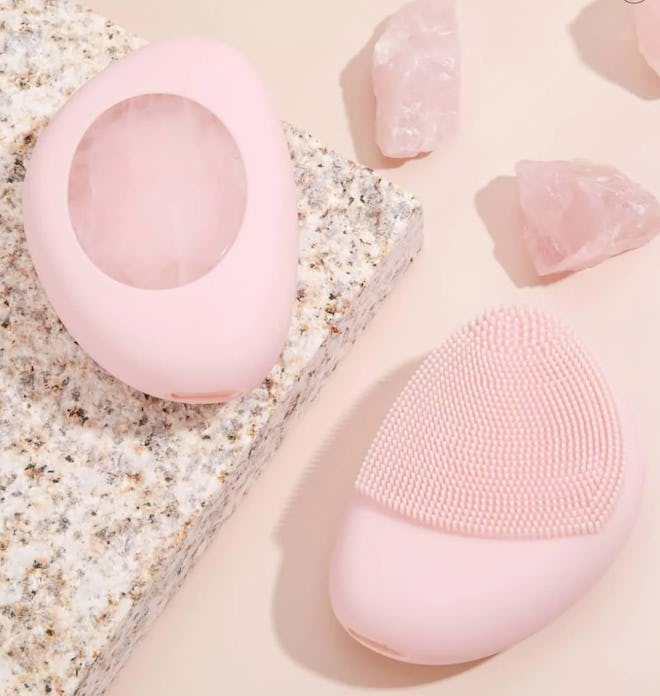 Laduora LISS Facial Stone Sonic Cleansing Brush With Gemstone Massager