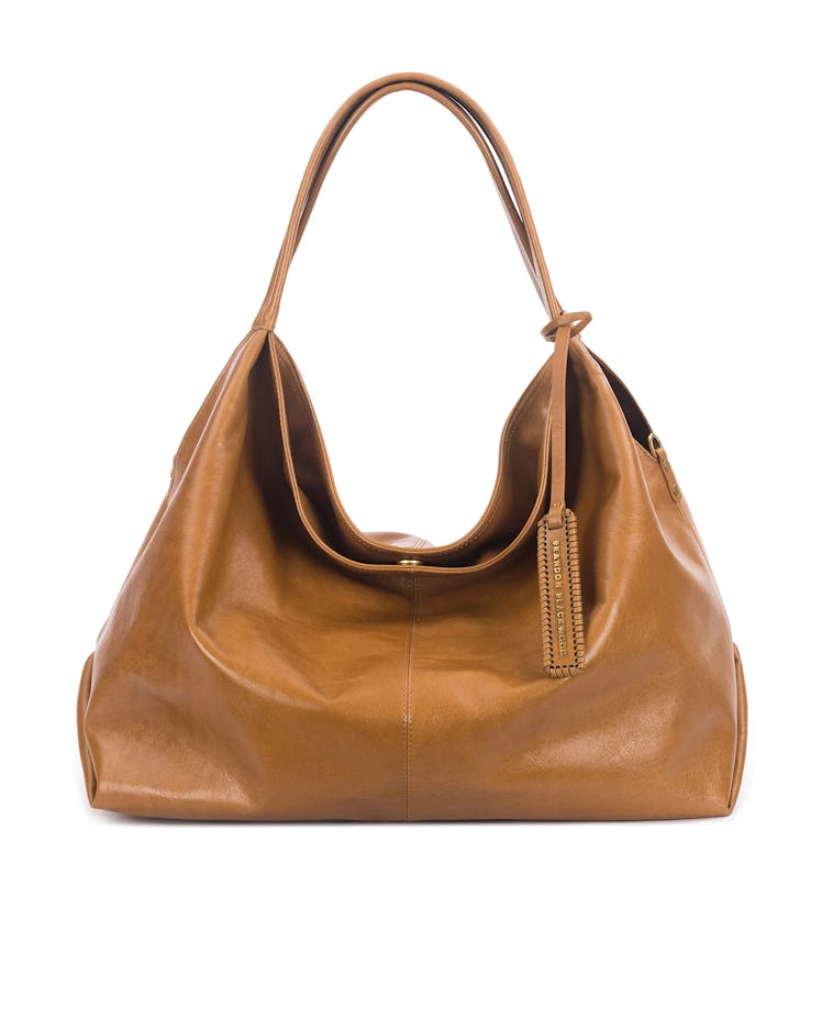 Sylvia Tan Cracked Leather Handbag