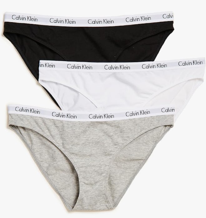 Calvin Klein Carousel Logo Cotton Bikini Panties (3-Pack)