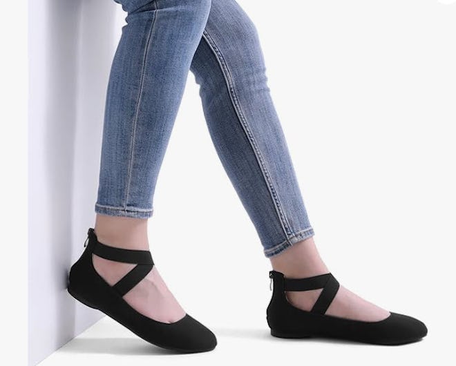 DREAM PAIRS Ankle Straps Flats