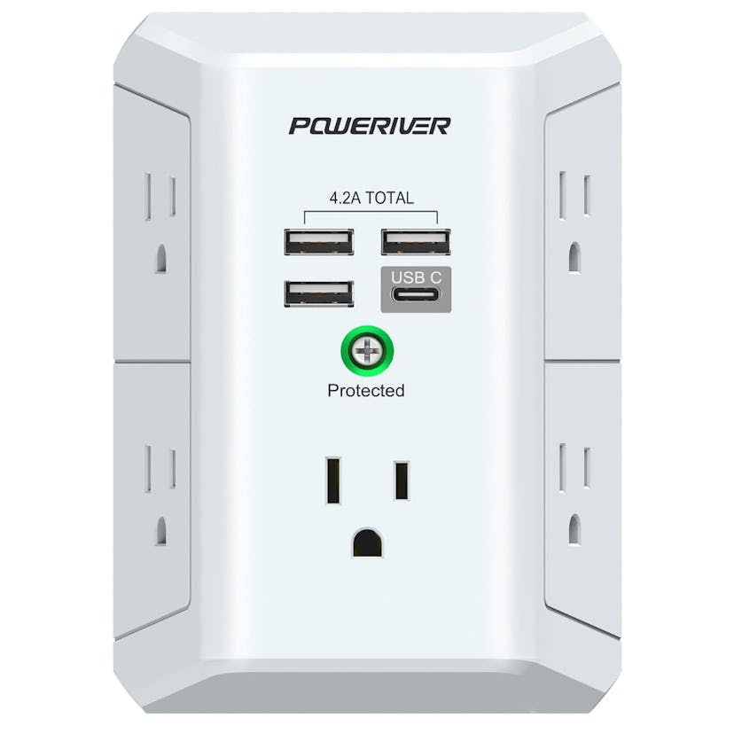 POWERIVER Multi Outlet Extender 