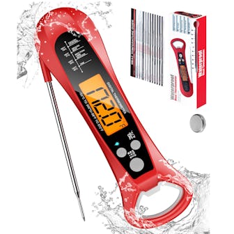 ROUUO Meat Thermometer Digital for Grill and Cooking
