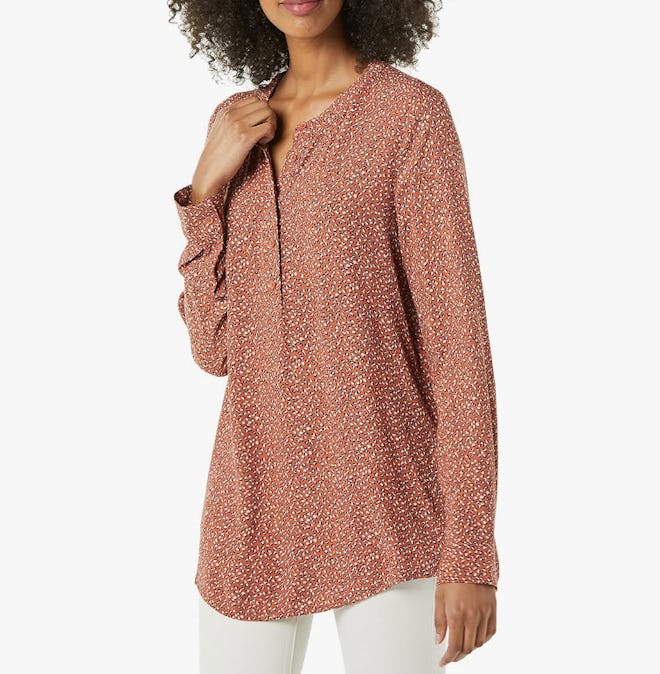 Amazon Essentials Long-Sleeve Woven Blouse