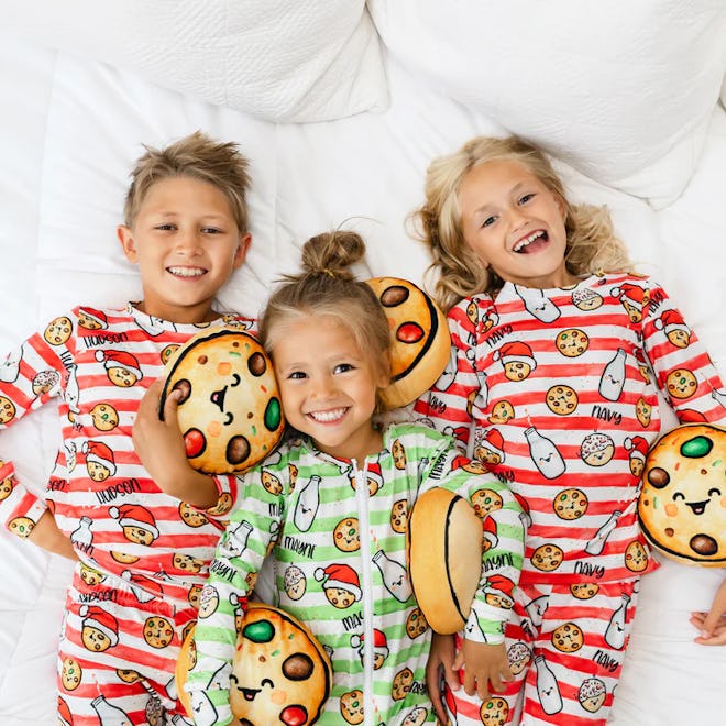 Holiday 2023 Kids Personalized Pyjamas, cute christmas pajamas for kids