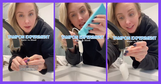 A TikTok mom went viral after she called out tampon companies for their total lack of research when ...