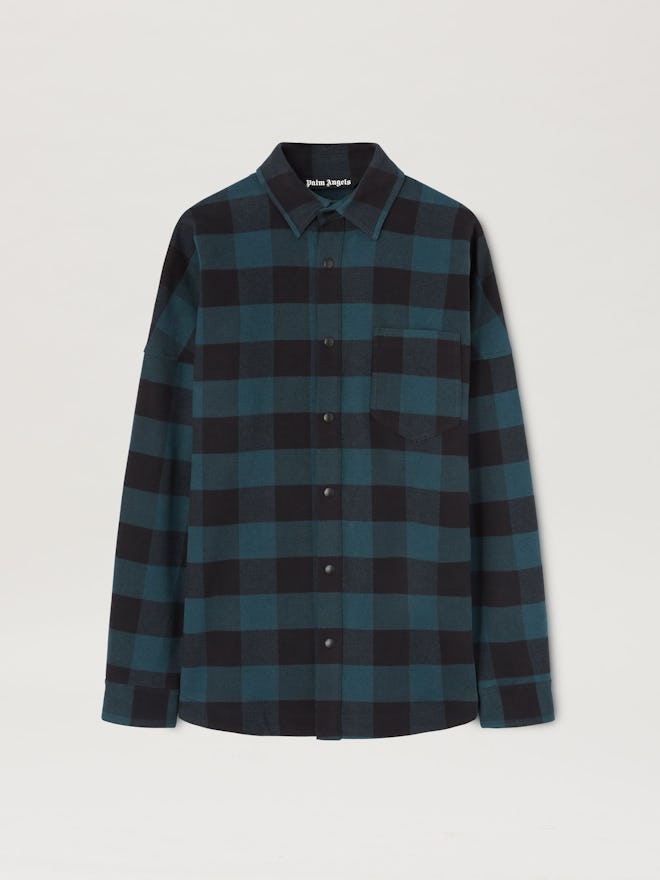 Palm Angels Checked Button-Down Shirt
